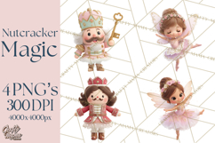 Nutcracker Suite Clipart, Childlike Christmas Clip Art Product Image 1