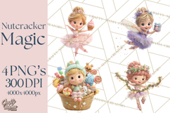 Nutcracker Suite Clipart, Childlike Christmas Clip Art Product Image 1
