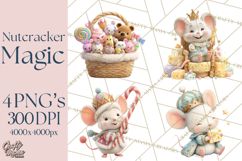 Nutcracker Suite Clipart, Childlike Christmas Clip Art Product Image 1