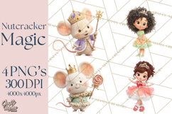 Nutcracker Suite Clipart, Childlike Christmas Clip Art Product Image 1