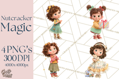 Nutcracker Suite Clipart, Childlike Christmas Clip Art Product Image 1