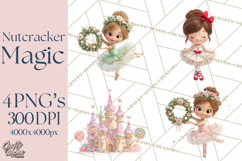Nutcracker Suite Clipart, Childlike Christmas Clip Art Product Image 1