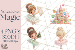 Nutcracker Suite Clipart, Childlike Christmas Clip Art Product Image 1