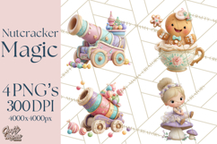 Nutcracker Suite Clipart, Childlike Christmas Clip Art Product Image 1
