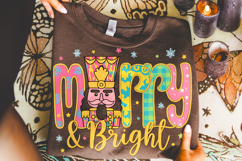 Merry And Bright PNG, Christmas PNG, Nutcracker PNG, Santa Product Image 1