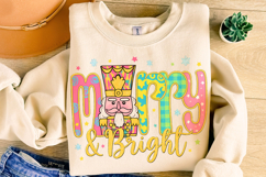 Merry And Bright PNG, Christmas PNG, Nutcracker PNG, Santa Product Image 5