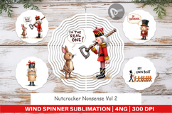 Nutcracker Nonsense Wind Spinner Product Image 1