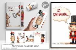Nutcracker Nonsense Digital Paper Product Image 1