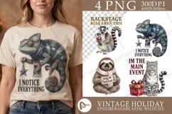 Nutcracker Theatre Backstage Animals Sublimation Product Image 1