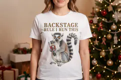 Nutcracker Theatre Backstage Animals Sublimation Product Image 5