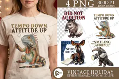 Nutcracker Theatre Backstage Animals Sublimation Product Image 1