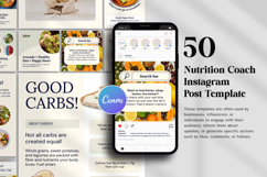 Nutrition Coach Instagram Post Templates Product Image 3