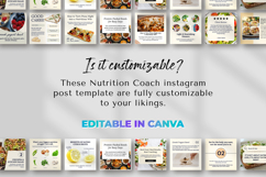 Nutrition Coach Instagram Post Templates Product Image 2