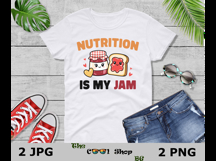 Nutrition Is My Jam Png, Nutrition Png Product Image 3