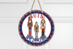 Nutcrackers Christmas Sublimation png, Fun, Nuts Welcome Sig Product Image 2