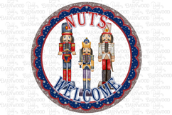 Nutcrackers Christmas Sublimation png, Fun, Nuts Welcome Sig Product Image 3