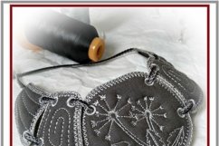 In the hoop Embroidery design Boho style necklace Dandelion. Product Image 8