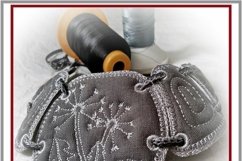 In the hoop Embroidery design Boho style necklace Dandelion. Product Image 6