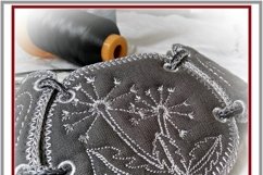 In the hoop Embroidery design Boho style necklace Dandelion. Product Image 4