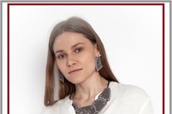 In the hoop Embroidery design Boho style necklace Dandelion. Product Image 2