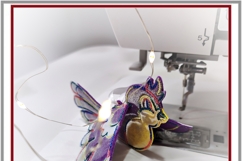 ITH Bird Ornament Applique Machine Embroidery for Christmas Product Image 3