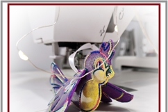 ITH Bird Ornament Applique Machine Embroidery for Christmas Product Image 4