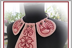 In The Hoop Folk Style Quilted Chest Ornament with FSL Product Image 6