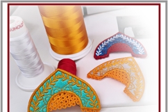 ITH Kokoshnik Brooch FSL Embroidery Project Product Image 4