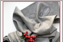 Digital machine embroidery design Light pattern paisley. Product Image 6