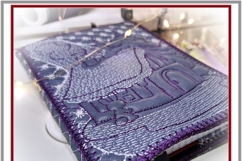 ITH Quilted Book Cover Winter&#039;s Tale Embroidery Design Product Image 4
