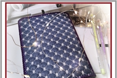 Winter’s Tale ITH Set Quilted Book Cover &amp; Pen Case Holiday Product Image 4