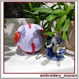 In the hoop ball Machine Embroidery Design. 1 part. Product Image 5