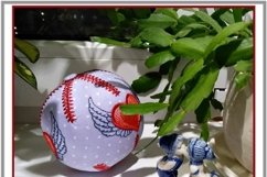 In the hoop ball Machine Embroidery Design. 3-piece. Product Image 6