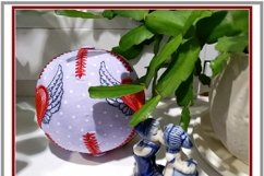 In the hoop ball Machine Embroidery Design. 1 part. Product Image 7