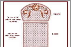Machine embroidery design in the hoop breadbox - home decor Product Image 3