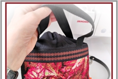 ITH Foldable Bag Autumn Leaves Quilting &amp; Photostitch Design Product Image 2