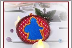 Grandfather Frost ITH Ornament Christmas Embroidery Design Product Image 6