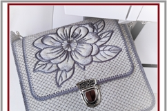 In the hoop Machine Embroidery Design Handbag Quilt Flower Product Image 3