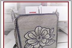 In the hoop Machine Embroidery Design Handbag Quilt Flower Product Image 6
