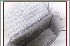 In the hoop Machine Embroidery Design Handbag Quilt Flower Product Image 7