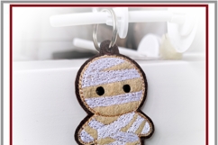 Little Mummy Halloween In The Hoop Embroidery Tag Design Product Image 2