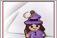 Whimsy Witch Halloween In the Hoop Embroidery Charm ITH Product Image 2