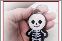 Bonesy Boo Halloween ITH Felt Skeleton Charm In the Hoop Product Image 3