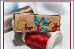 ITH Gift Box Santa Reindeer Applique Merry Christmas Embroid Product Image 7