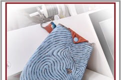 In The Hoop Embroidery Design Bag quilting Cat with a valve Product Image 5