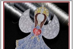In the hoop Angel of Love embroidery design 2 types Product Image 2