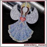 In the hoop Angel of Love embroidery design 2 types Product Image 5