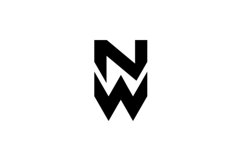 NW WN Logo design Product Image 1
