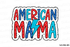 American Mama Svg Design | 4th of july svg | Shirt Svg Product Image 2