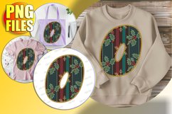 O Doodle Letter Style PNG Playful Christmas Design! Product Image 1